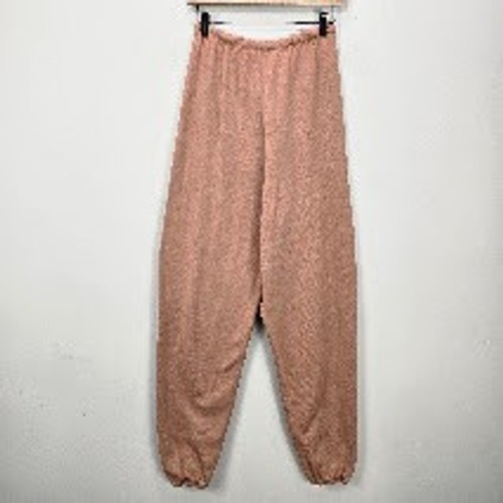 Joah Brown Sweatpants Womens XS/S Brown Relaxed Fit Cozy Joggers Loungewear USA